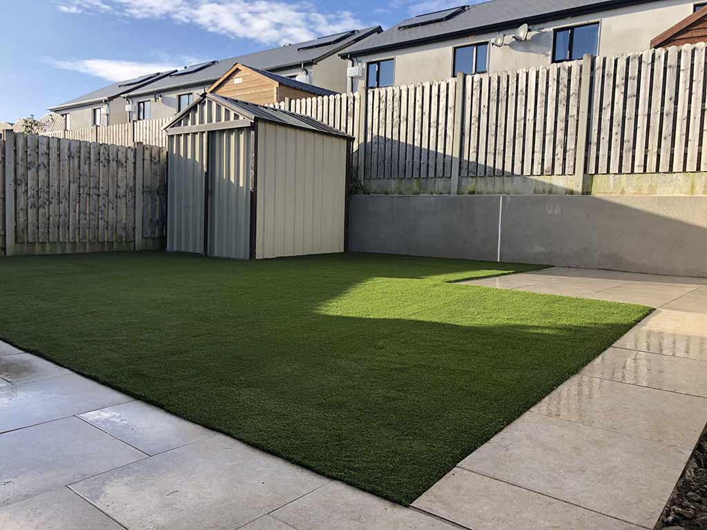 Wicklow Town Before & After Artificial Grass